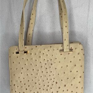 Charles Jourdan Cream Handbag